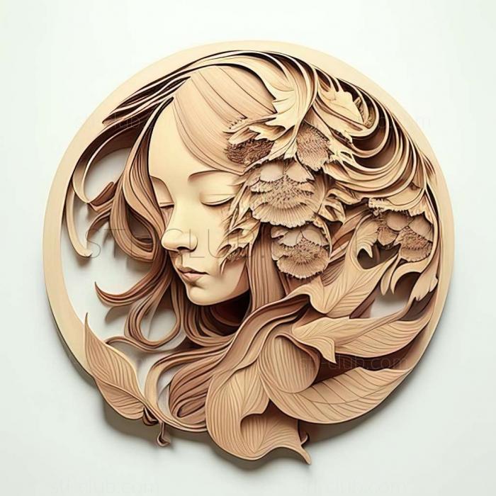 3D model Audrey Kawasaki (STL)